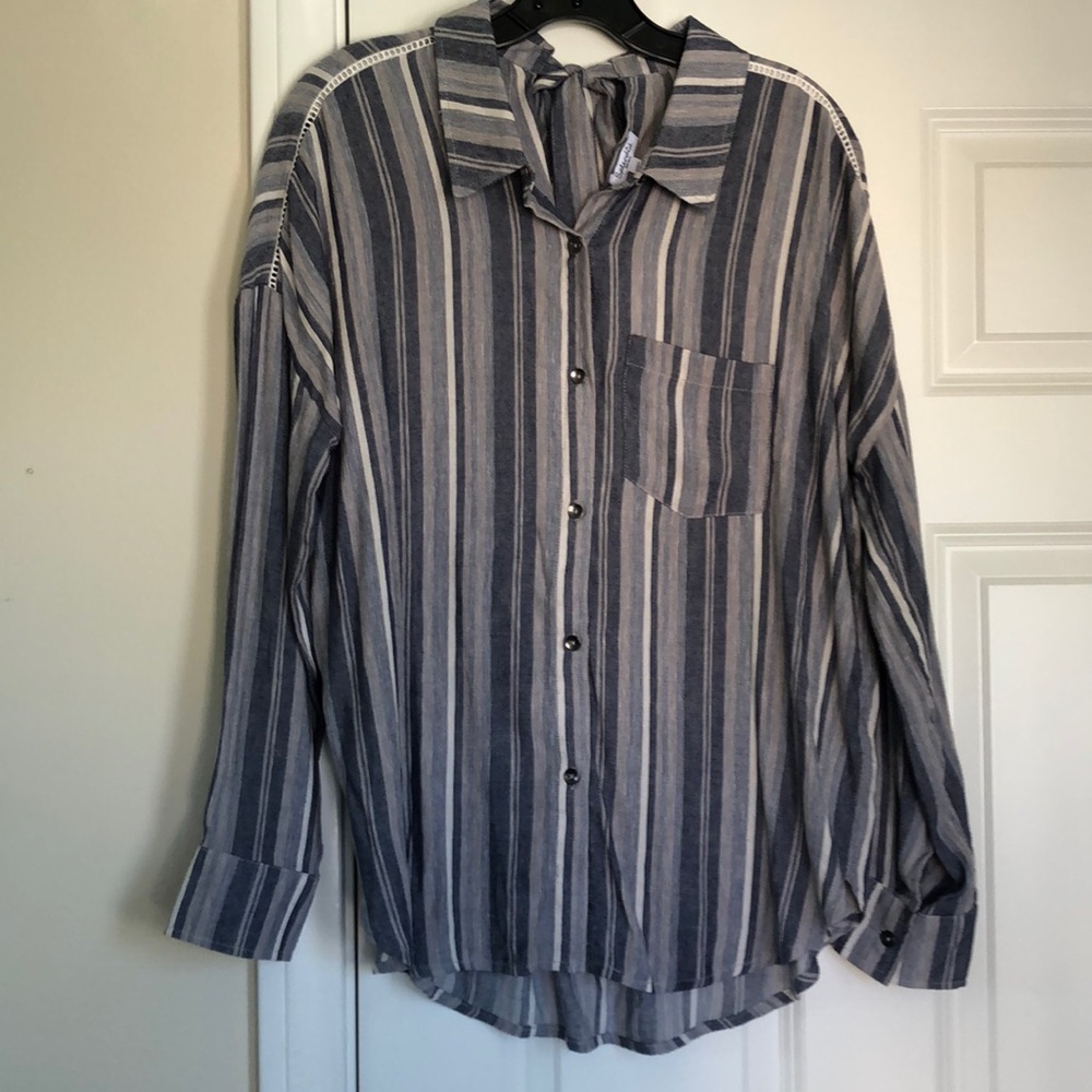 Splendid Striped Blouse NWT
